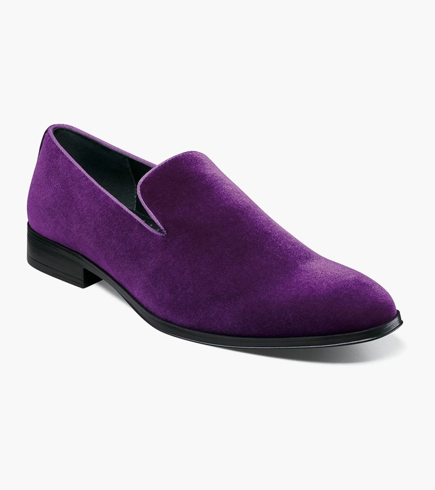 Stacy Adams Loafers>Savian Plain Toe Velour Slip On