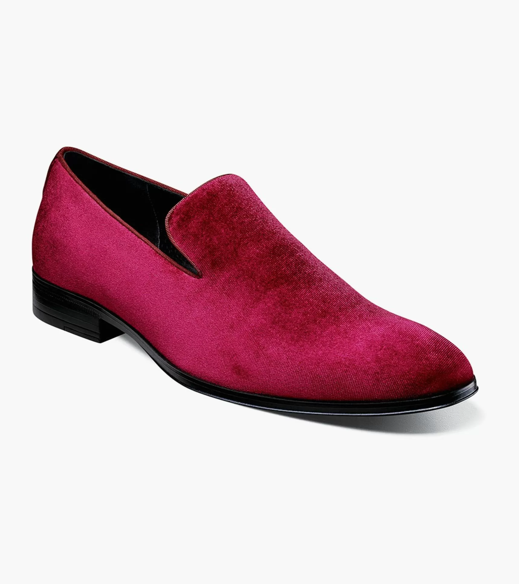 Stacy Adams Loafers>Savian Plain Toe Velour Slip On