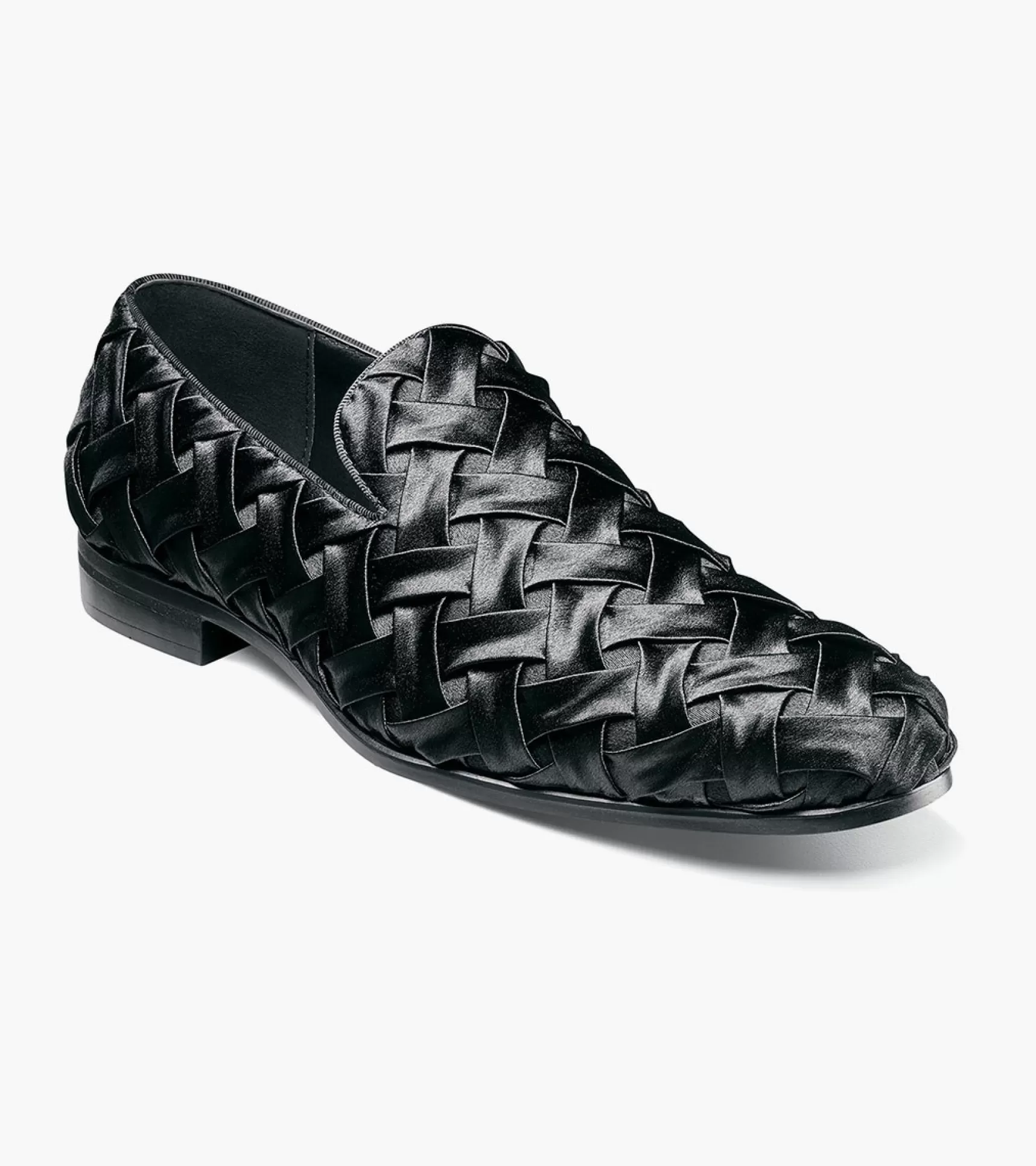 Stacy Adams Loafers>Savoir Plain Toe Satin Slip On