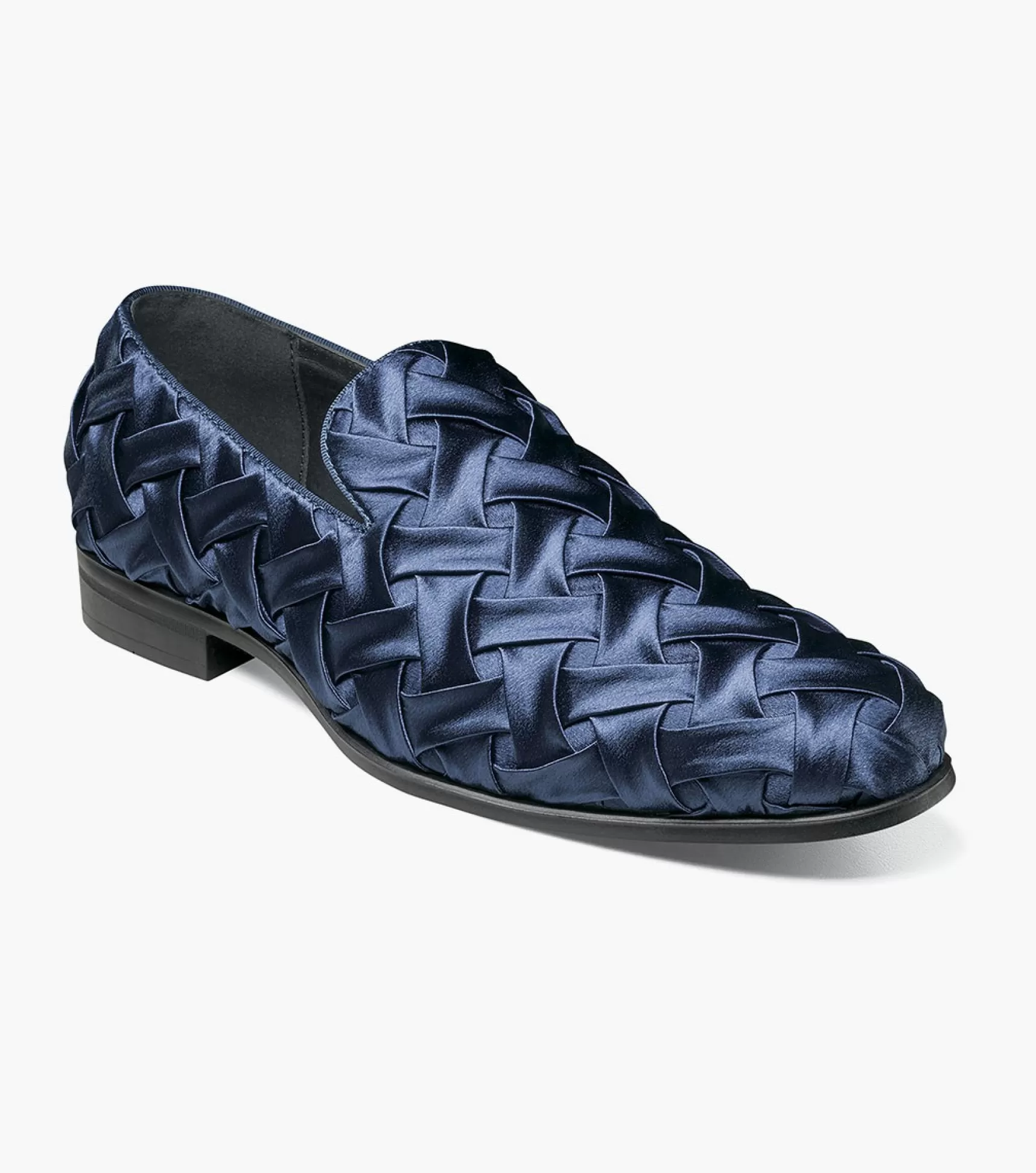 Stacy Adams Loafers>Savoir Plain Toe Satin Slip On