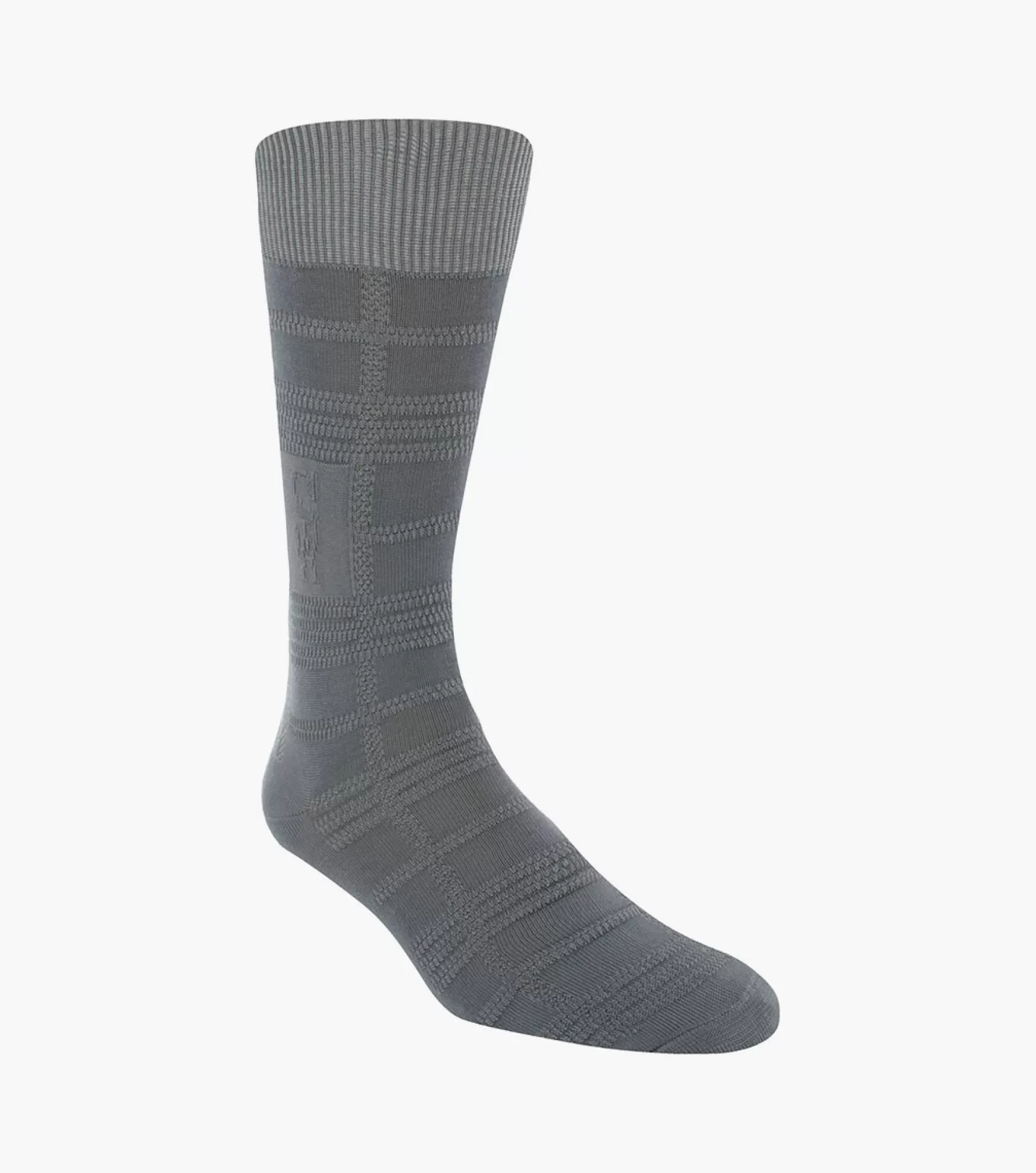 Stacy Adams Socks>Tonal Plaid Men\\'S Crew Dress Socks