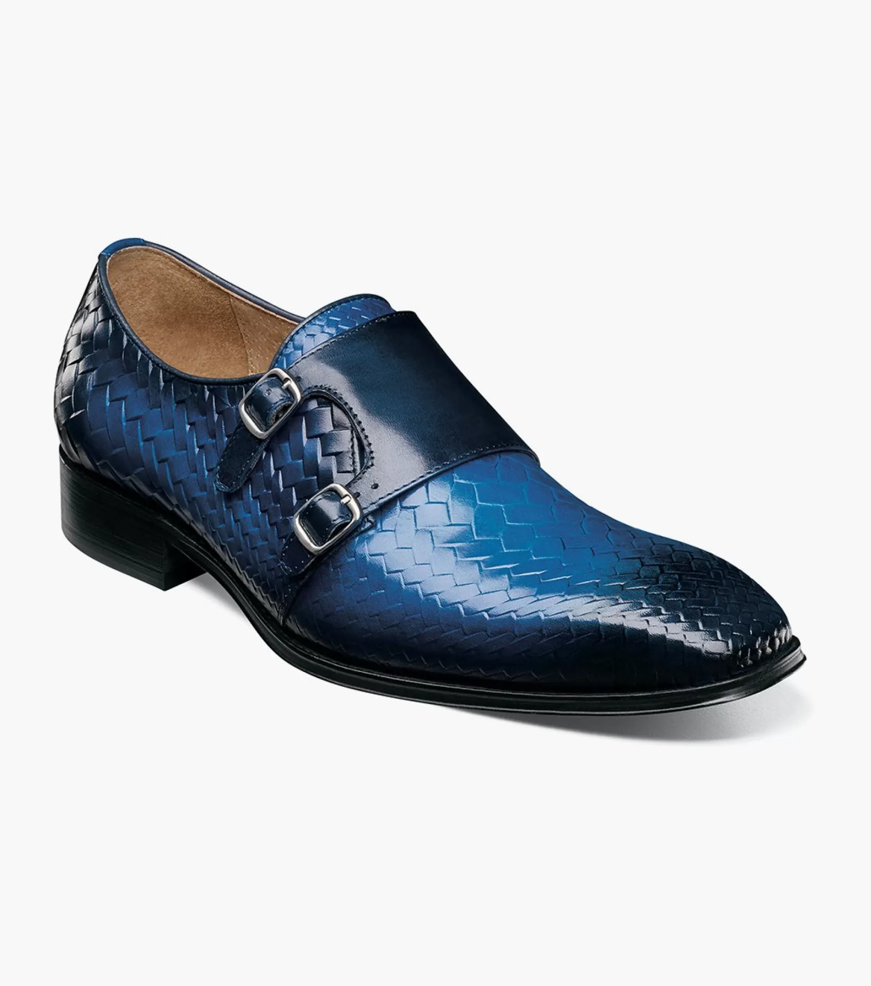 Stacy Adams Dress>Torrance Plain Toe Double Monk Strap