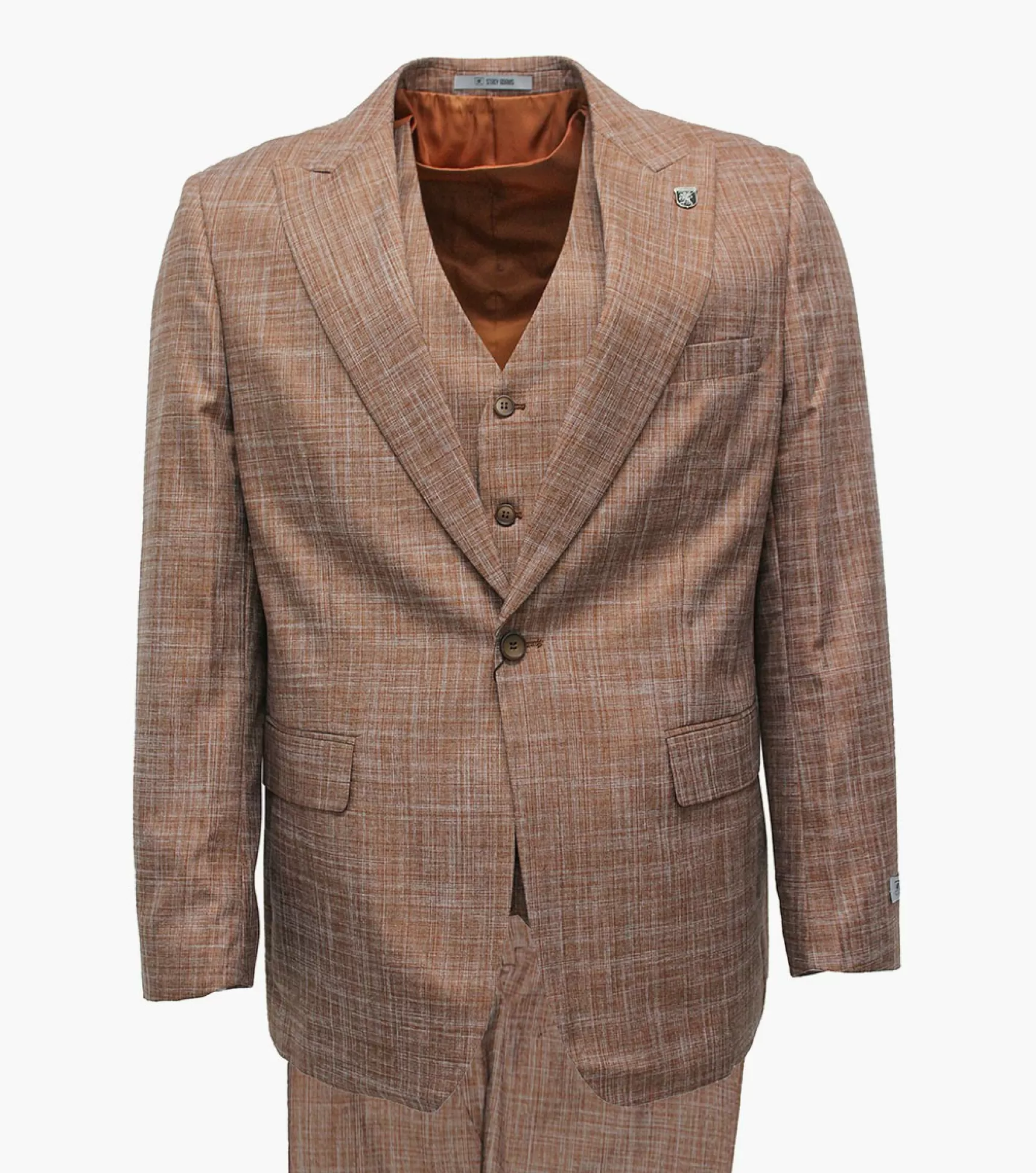 Stacy Adams Suits>Willis 3 Piece Vested Suit